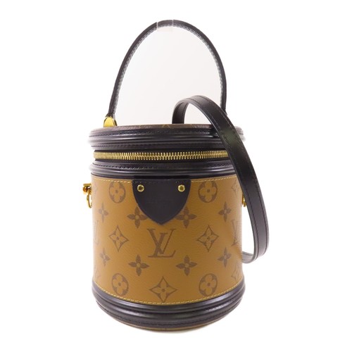 LOUIS VUITTON（LV） Borsa a tracolla Louis Vuitton LV GHW Cannes 2 vie M43986 monogramma retro marrone