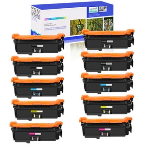10PK CE400A 507A BK C Y M Toner For HP LaserJet 500 MFP M575c M570dn M551dn - Photo 1/24