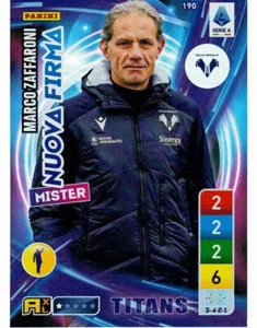 PANINI CALCIATORI ADRENALYN TITANS 2023 CARD 190 ZAFFARONI (NUOVA FIRMA) VERONA - Picture 1 of 2
