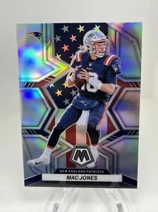 2022 Mosaik Mac Jones Silber Preis Sterne & Streifen #266 Patriots 514 - Bild 1 von 2