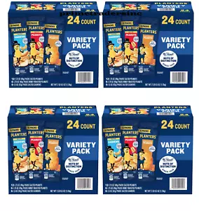 4 Pack - Planters Variety Pack Cashews & Peanuts, 24 pk. - Picture 1 of 9