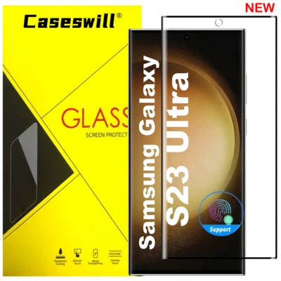 For Samsung Galaxy S25 S24 S23 S22 S21 S20 Ultra Tempered Glass Screen Protector - Image 1 of 4