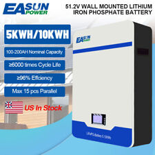 5KW/10.24KW/20kWh Solar PV LiFePO4 200Ah  Battery Pack Storage 51.2V BMS CAN