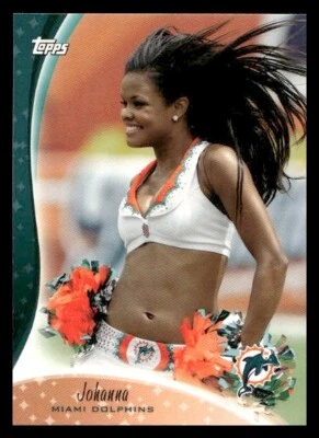 2009 Topps #C12 Johanna Cheerleaders Miami Dolphins - Image 1 of 2