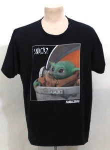 Camiseta Retro "Baby Yoda" "Maldorian" Negra Talla Grande - Imagen 1 de 6