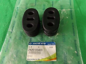 GENUINE SSANGYONG MUSSO SPORTS UTE 2.9 L TURBO DIESEL MUFFLER HANGER (2 EA)  - Picture 1 of 3
