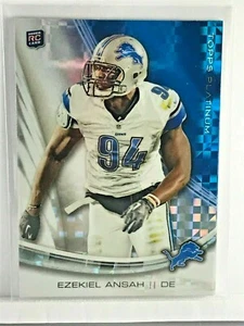 2013 Ezekiel Ansah Topps Platinum RC XFRACTOR #129. Detroit Lions Rookie DE - Picture 1 of 2