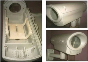 4 Polycarbonate CCTV IP Camera Housing's Waterproof Outdoor Hidden Cable Bracket - Picture 1 of 1