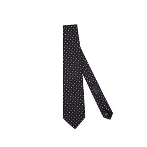 Nicky Herren Krawatte Schwarz Weiß 350 - Bild 1 von 8