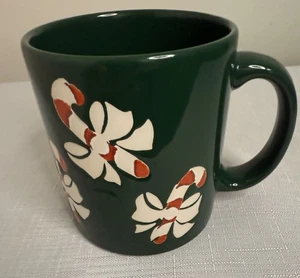 Vintage Waechtersbach W.Germany Zuckerstange Becher grün Tasse rot weiß Zuckerstangen 11 Oz - Bild 1 von 4