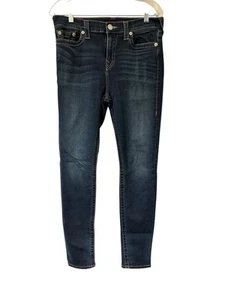 True Religion Casey Jeans Damen 32x29 Skinny Straight Blau Stretch Denim Hose - Bild 1 von 9