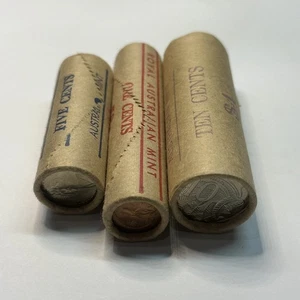 1982 One Five & Ten Cent Mint Roll Set - Uncirculated - 3 RAM Rolls 140 Coins - Picture 1 of 2