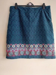White Stuff, Pretty Embroidered Knee Length Skirt, Size 18 - Picture 1 of 7