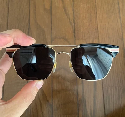 Gucci GG0287S Men's Sunglasses Black 52□18-150 With Case - Image 1 of 4