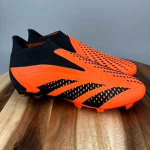 Adidas Predator Accuracy+ FG Men's Size 7 Orange Black Soccer Cleats GW4560 New - Picture 1 of 9