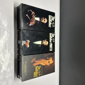 Vintage The Godfather Complete Epic Trilogy - 6 VHS Tape Set Collection Part 123 - Picture 1 of 4