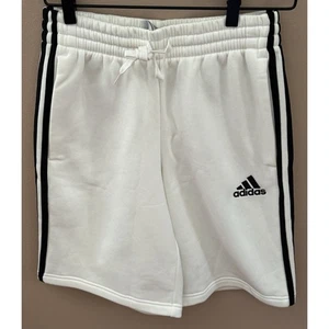 Adidas Men's 3-Stripes 10" Fleece Shorts NWT Small - Picture 1 of 4