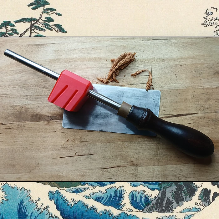 Cabinet Scraper Sharpening Jig for Burnisher (10º and 15º dual angle slots) - Image 1 of 3