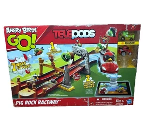 Angry Birds Go! Telepods Pig Rock Raceway Spielset mit 2 Autos & Schweinen Hasbro Neu - Bild 1 von 19