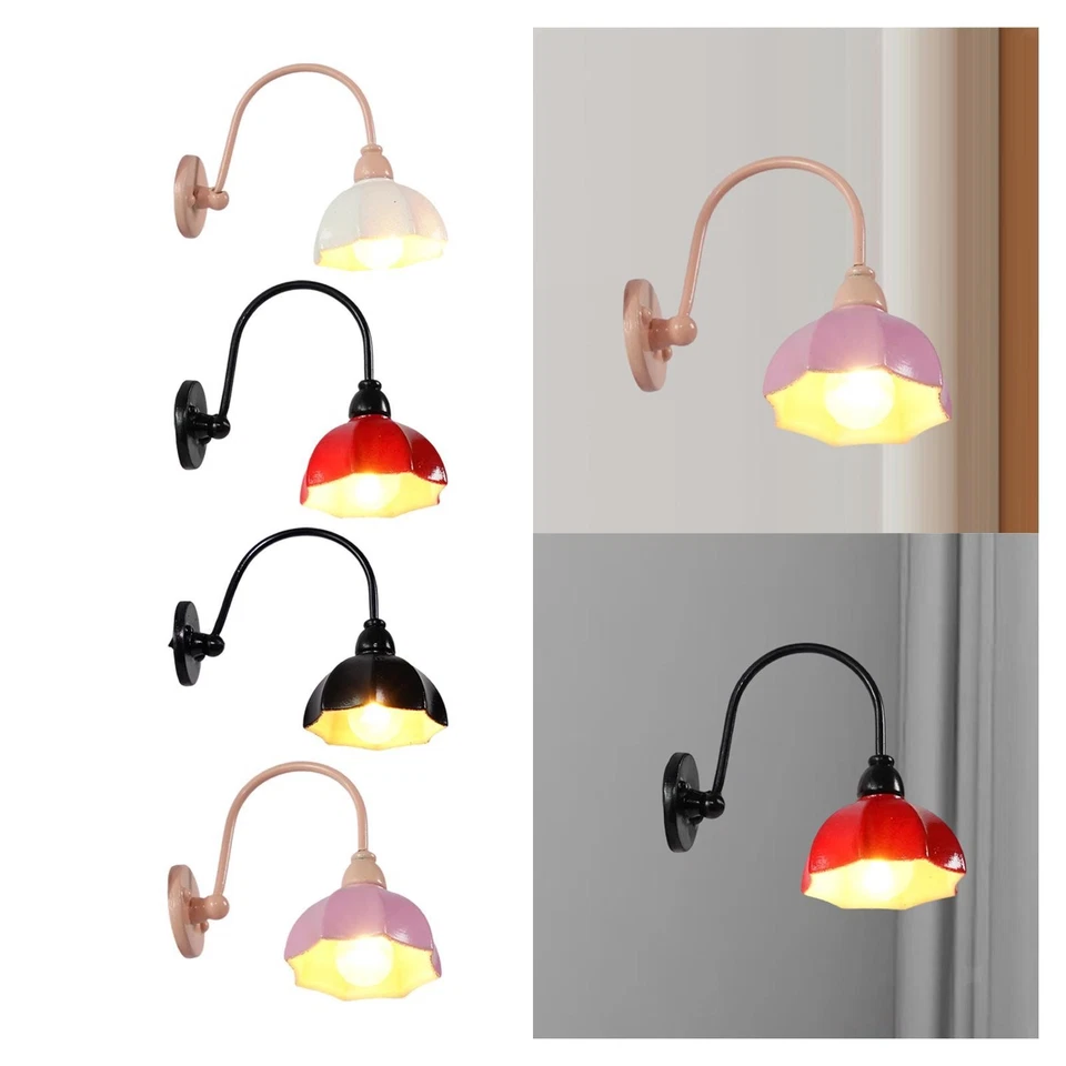 Applique da parete in miniatura per casa delle bambole 1/12, accessori per casa - Immagine 1 di 1