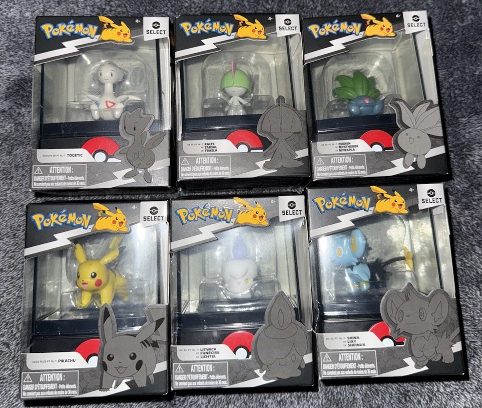 Pokemon Select Figuras - Juego de 5 - Serie 7 Jazwares NUEVO Foto 1 de 4