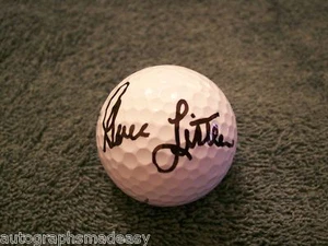 GENE LITTLER PGA GOLF SIGNIERTER GOLFBALL MIT COA  - Bild 1 von 1