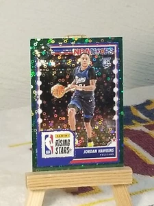 Jordan Hawkins 2023-24 Hoops Premium Stock Green Disco Prizm SSP/5 #288 RC RARE! - Bild 1 von 7
