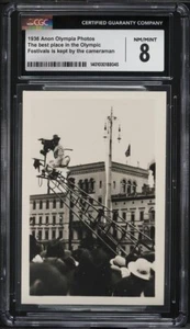 1936 Anon Olympia Photos Best Place In The Olympic Festivals Camerman CGC 8 - Picture 1 of 2