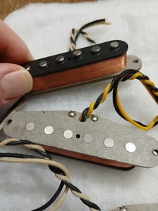 Pickup set 1964 - 1967 Fender Stratocaster handwound on home winder Virginia USA - Picture 1 of 3
