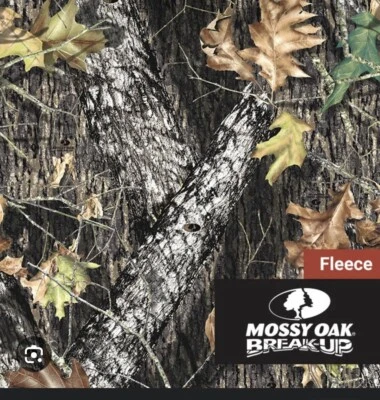 Tela polar camuflaje Mossy Oak Break-up Foto 1 de 2