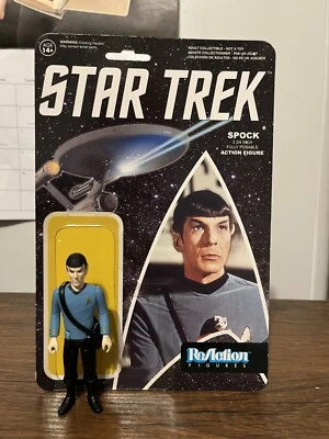 Figura de Reacción Spock Star Trek La Serie Original 2015 Funko Super7 Foto 1 de 4