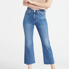 NWT CQY Wes High Rise Crop in Joy Wash, Size 28