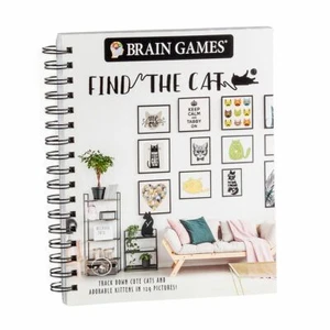 Brain Games Find The Cat Hidden Puzzle Kitten Mental Exercise New - Picture 1 of 1