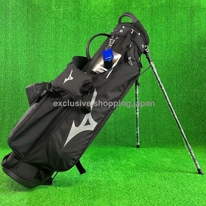 Mizuno Golf Tour Slim Carry Stand Bag 7 x 47in Lightweight 4-way Compact Black - Picture 1 of 20