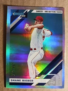 2019 Panini Donruss Career Stat Line /485 Shane Bieber #107 - Picture 1 of 3