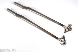 Bicycle Chain Stay Tubes With Columbus Rear Dropouts & Columbus Steel NOS - Picture 1 of 7