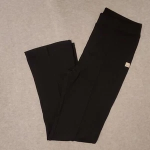 Vuori Womens Lux Split Bootcut Black Performance Rib Pants READ - Picture 1 of 11