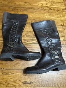 Life Stride Boots Womens 8 M Black Wide Calf Tall Delilah - Picture 1 of 8