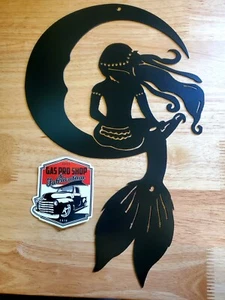 Sirena Náutico Metal Pared Arte Plasma Corte Decoración Regalo Idea - Imagen 1 de 1