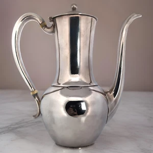 TIFFANY & CO 1907-47 SILVER PLATED SOLDERED 4.25 GILL 7" TEAPOT 190 8727 #B12 - Picture 1 of 7