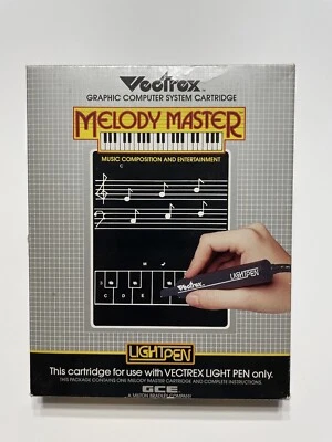 Vintage GCE Vectrex Melody Master Complete 1982 Light Pen Video Game CIB NICE - Image 1 of 4