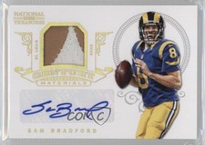 2012 National Treasures Century Signature Materials Prime /15 Sam Bradford Auto