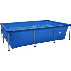 Pool Framepool Planschbecken Schwimmbad Schwimmbecken Gartenpool 258x179x66cm - Bild 1 von 14