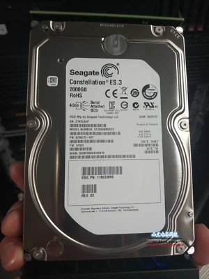 EMC DD2200 ST2000NM0023 118033060 2TB 2T SAS 005032931 hard drive - Image 1 of 4
