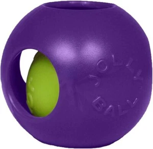 Jolly Pets Teaser Ball Dog Toy, Extra Large/10 Inches, Purple, X - Large/10 - Picture 1 of 4