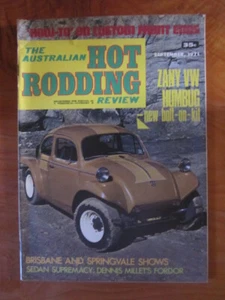 MAGAZINE THE AUSTRALIAN HOT RODDING REVIEW SEPTEMBER 1971 GREAT *** MUST SEE ** - Picture 1 of 2