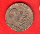 1938 2 DINARE COIN BRASS CIRCULATED