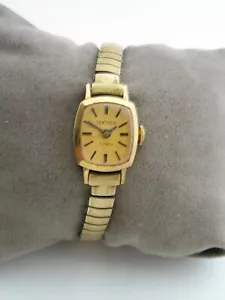 SEKONDA VINTAGE USSR WATCH 1098623 WOMENS MECHANICAL GOLD PLATED GENUINE - Picture 1 of 8