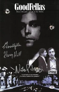 Henry Hill & Nicholas Pileggi Signed Goodfellas 11x17 Poster PSA/DNA #AJ60144 - Picture 1 of 1