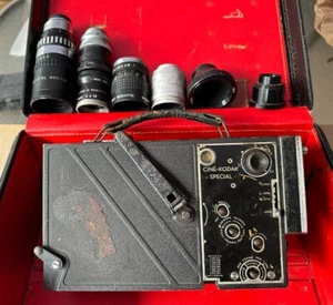 Vintage Cine Kodak Special 16mm Rochester Movie Camera With Case and Lens IS-AS - Bild 1 von 24